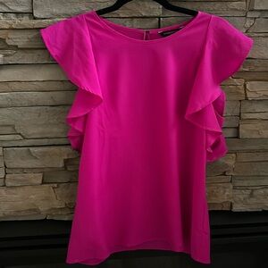 NWOT Banana Republic Fuchsia Top ~ Medium